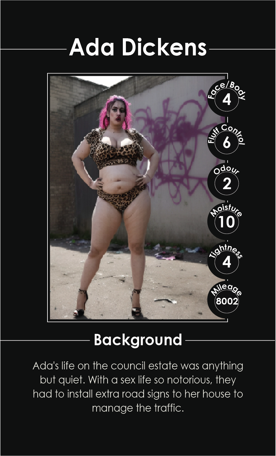 Dark Trumps Hero Card - Ada Dickens